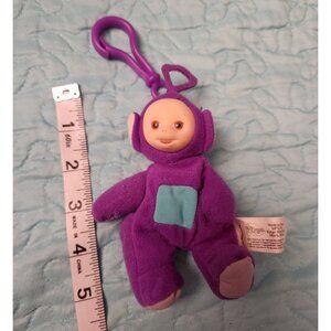 Teletubbies Tinky Winky Plush Keychain 90s